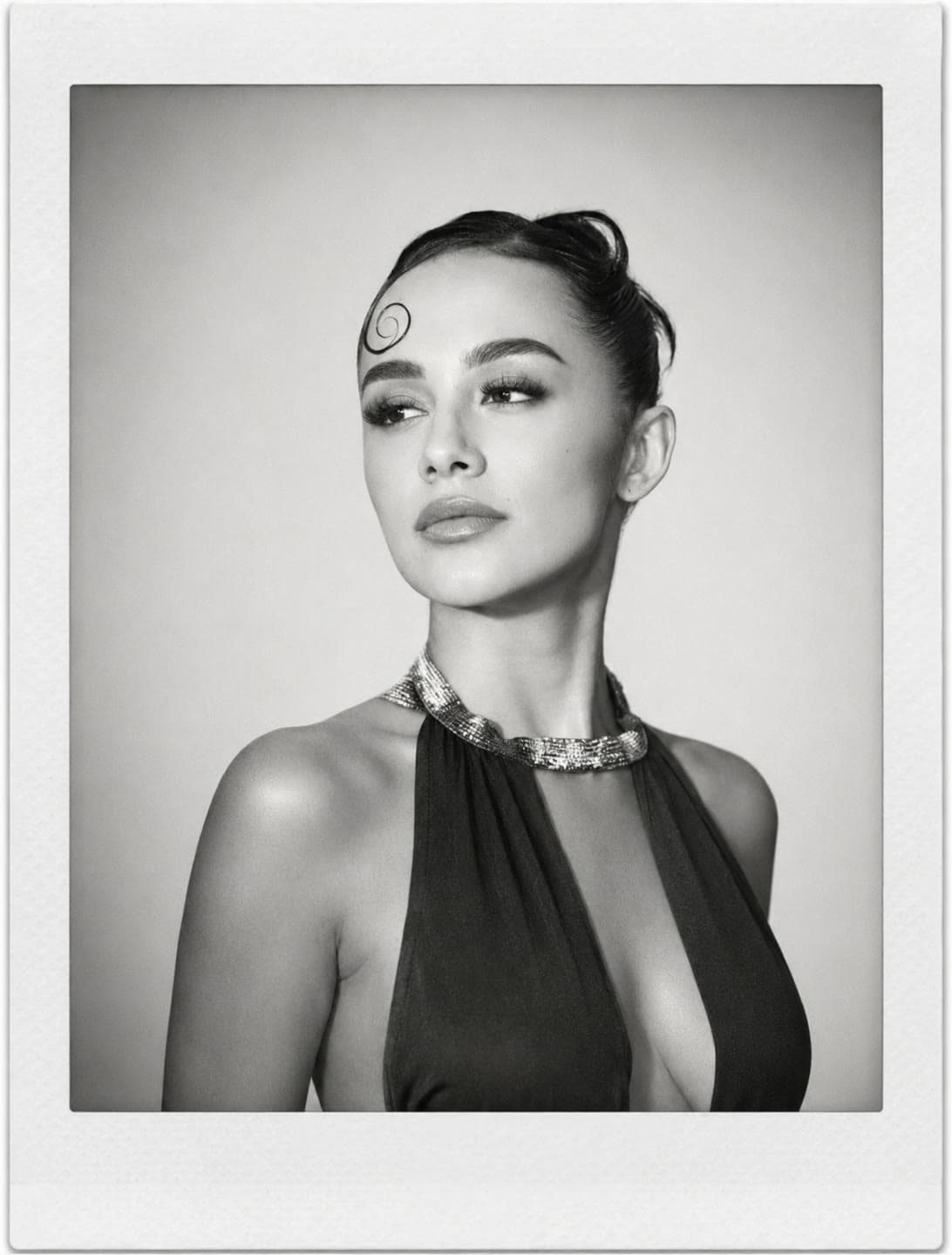Black and white editorial portrait of CICIBI
